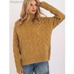 Wool Fashion Italia բարձր պարանոցով սվիտեր, կանաչ [MW-199525]