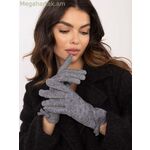 Wool Fashion Italia կանացի ձեռնոցներ — մոխրագույն [MW-202494]