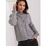 Wool Fashion Italia մոդել 186736 սվիտեր — մոխրագույն [MW-186736]