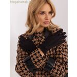 Wool Fashion Italia կանացի ձեռնոցներ, սև [MW-190835]