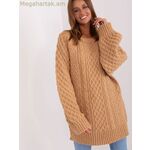 Wool Fashion Italia երկար սվիտեր, շագանակագույն [MW-185744]