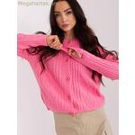 Wool Fashion Italia մոդել 186809 կանացի кардիգան — վարդագույն [MW-186809]