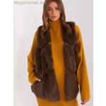 Wool Fashion Italia գիլետ մոդել 187536 — շագանակագույն [MW-187536]