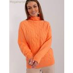 Wool Fashion Italia բարձր օձիքով ջեմպեր, նարնջագույն [MW-189887]