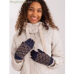 Wool Fashion Italia ձեռնոցներ՝ նեյվի կապույտ [MW-191086]