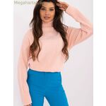 Wool Fashion Italia բարձրաղեղի սվիտեր — վարդագույն [MW-199435]