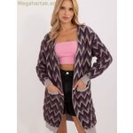 Wool Fashion Italia կարդիգան — մանուշակագույն [MW-199549]