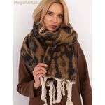 Wool Fashion Italia շալ (մոդել 205961), շագանակագույն [MW-205961]