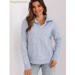 Wool Fashion Italia սվիտեր — կապույտ [MW-187738]