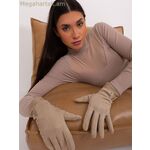 Wool Fashion Italia կանացի ձեռնոցներ — բեժ [MW-188833]