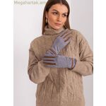 Wool Fashion Italia կանացի ձեռնոցներ — գորշ [MW-189543]