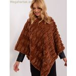 Wool Fashion Italia պոնչո՝ շագանակագույն [MW-190856]