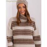 Wool Fashion Italia կանացի բեյնի գլխարկ, բեժ [MW-190602]