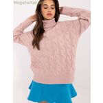 Wool Fashion Italia վզկապով ջեմպեր — վարդագույն [MW-199642]