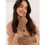 Wool Fashion Italia կանացի ձեռնոցներ, շագանակագույն [MW-200845]