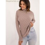 Wool Fashion Italia բարձր պարանոցի սվիտեր՝ բեժ [MW-203188]