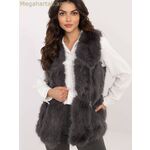 Wool Fashion Italia գիլետ մոդել 203666 — մոխրագույն [MW-203666]
