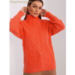Wool Fashion Italia բարձ-պարանոցի սվիտեր — նարնջագույն [MW-189892]