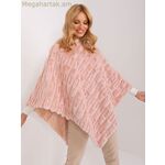 Wool Fashion Italia պոնչո մոդել 190859 — վարդագույն [MW-190859]