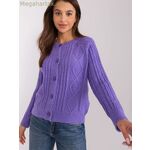 Քարդիգան մոդել 186817 — Wool Fashion Italia, մանուշակագույն [MW-186817]
