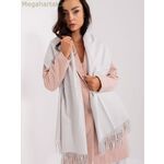 Wool Fashion Italia շալ՝ մոդել 187611, մոխրագույն [MW-187611]