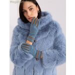 Wool Fashion Italia կանացի ձեռնոցներ — կապույտ [MW-188838]