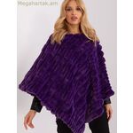Wool Fashion Italia պոնչո — մանուշակագույն [MW-190861]