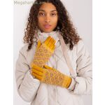 Wool Fashion Italia կանացի ձեռնոցներ — դեղին [MW-191091]
