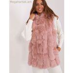 Wool Fashion Italia մորթապատ գիլե՝ վարդագույն [MW-187594]