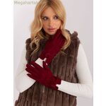 Wool Fashion Italia ձեռնոցներ մոդել 190795 — կարմիր [MW-190795]