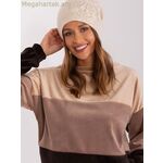Wool Fashion Italia կանացի բինե գլխարկ — բեժ [MW-191109]