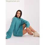Wool Fashion Italia մոդել 185731՝ երկար ջեմպեր, կապույտ [MW-185731]