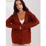 Wool Fashion Italia կարդիգան մոդել 186750 — նարնջագույն [MW-186750]
