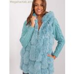 Wool Fashion Italia մորթե գիլե, կանաչ [MW-187595]