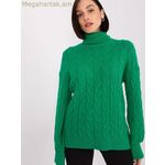 Wool Fashion Italia տրտլնեկ սվիտեր — կանաչ [MW-188297]