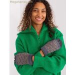 Wool Fashion Italia կանացի ձեռնոցներ, մոդել 191093 — գորշ [MW-191093]