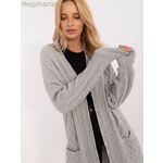 Wool Fashion Italia կարդիգան — գորշ [MW-199517]