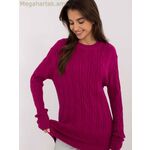 Wool Fashion Italia սվիտեր, մոդել 199631 — մանուշակագույն [MW-199631]