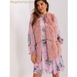 Wool Fashion Italia մորթյա վեստ 187526 — վարդագույն [MW-187526]
