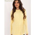 Wool Fashion Italia Jumper մոդել 199535 — դեղին սվիտեր [MW-199535]