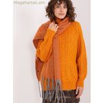 Wool Fashion Italia շալ — նարնջագույն [MW-205973]