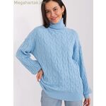Wool Fashion Italia տերտլնեկ մոդել 188300 — կապույտ [MW-188300]