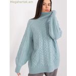 Wool Fashion Italia վզկապով սվիտեր — կանաչ [MW-189222]