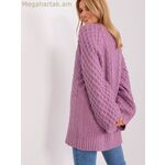 Wool Fashion Italia երկար սվիտեր — վիոլետ [MW-185735]