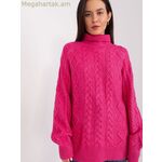 Wool Fashion Italia օձիքով սվիտեր — վարդագույն [MW-189223]