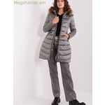 Trendy. ING քվիլտացված բաճկոն — գորշ [MW-190267]