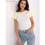 Vinceotto կանացի T-shirt — դեղին [MW-210877]
