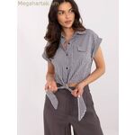 Vinceotto չեկավոր կարճ թևերով շապիկ — սպիտակ [MW-212737]
